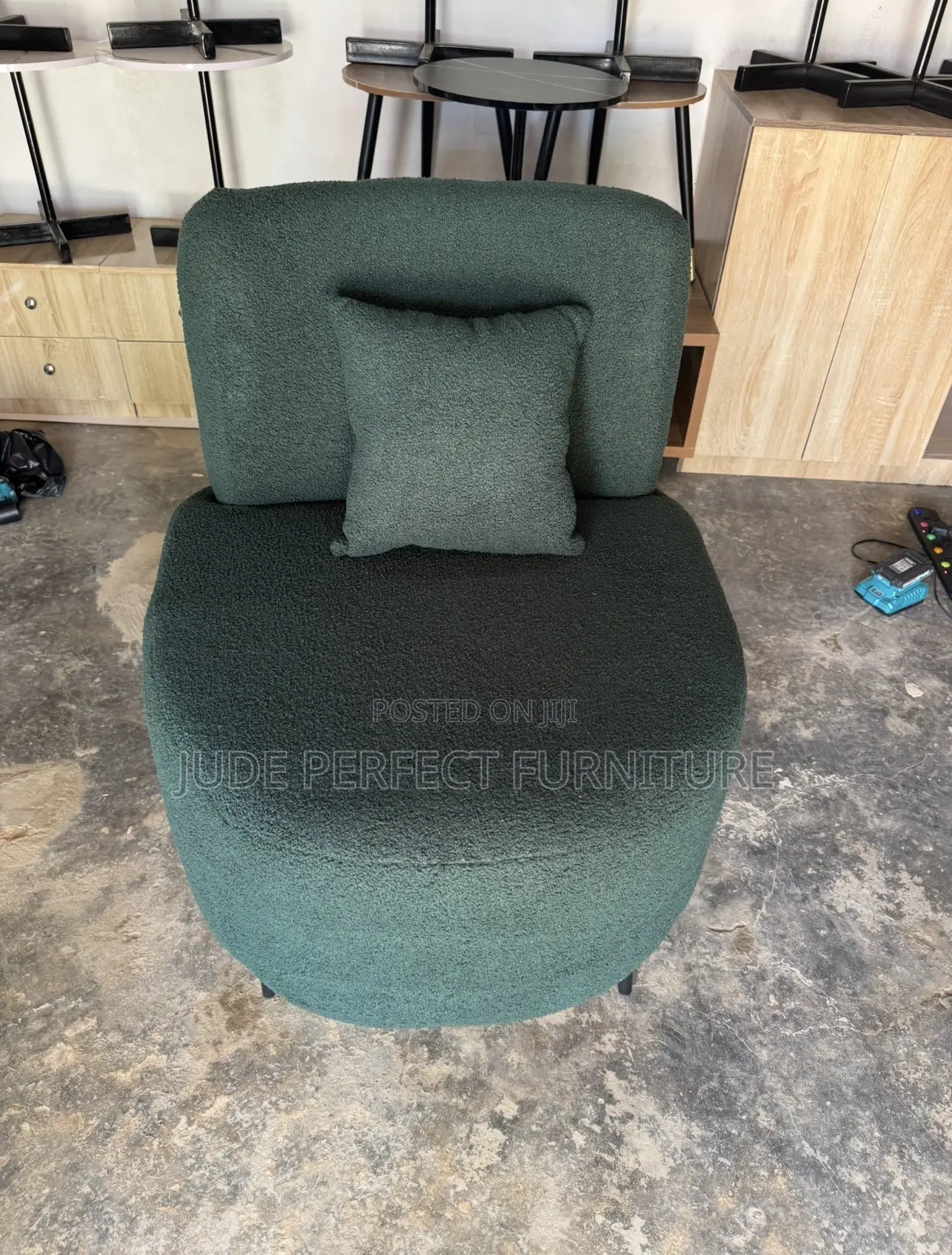 High Quality Single Sofa Chair Made With High Turkey Boucle Fabric