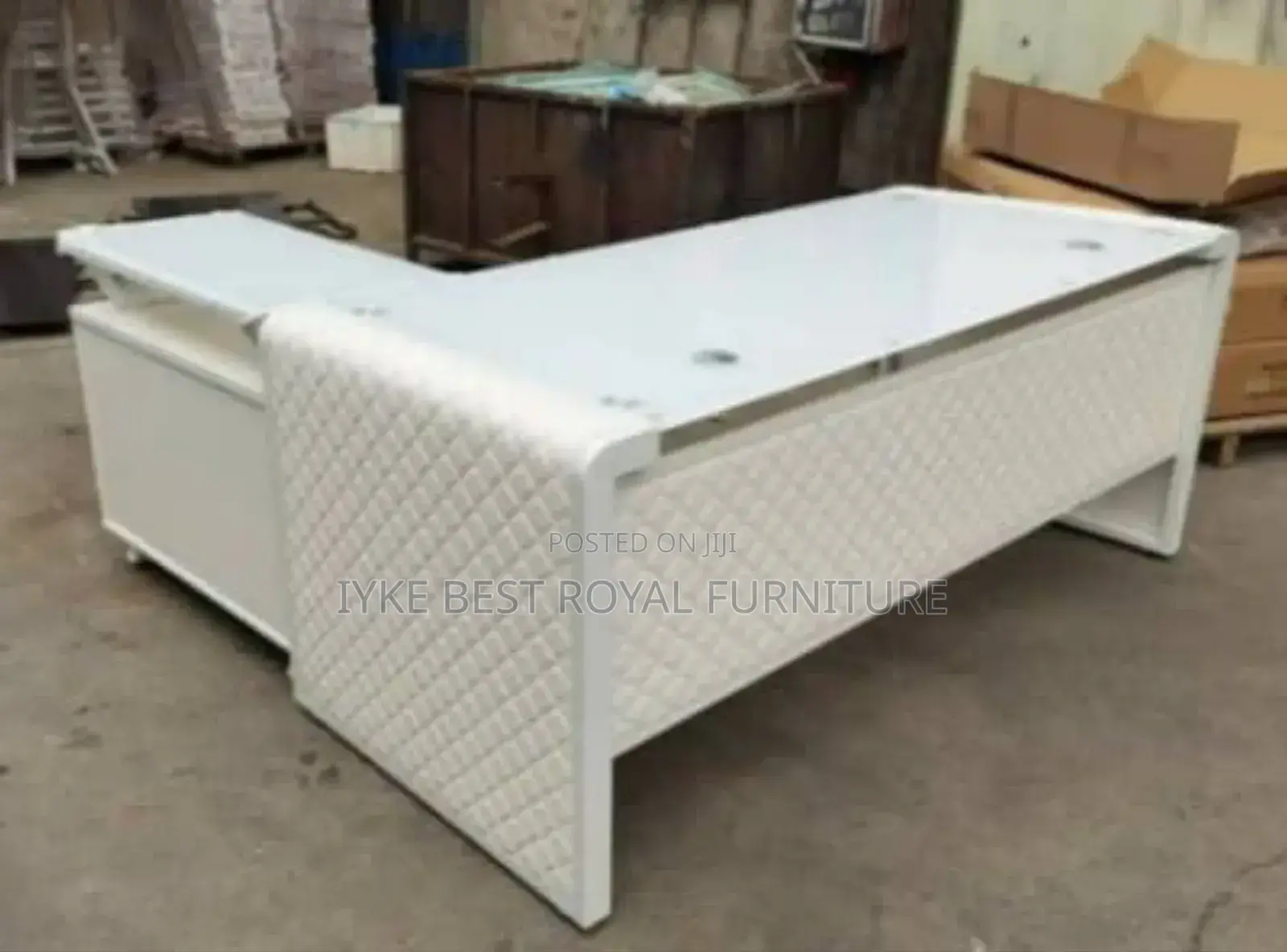 1.6miter Office Executive Tables With Extension and Mobile Drawers