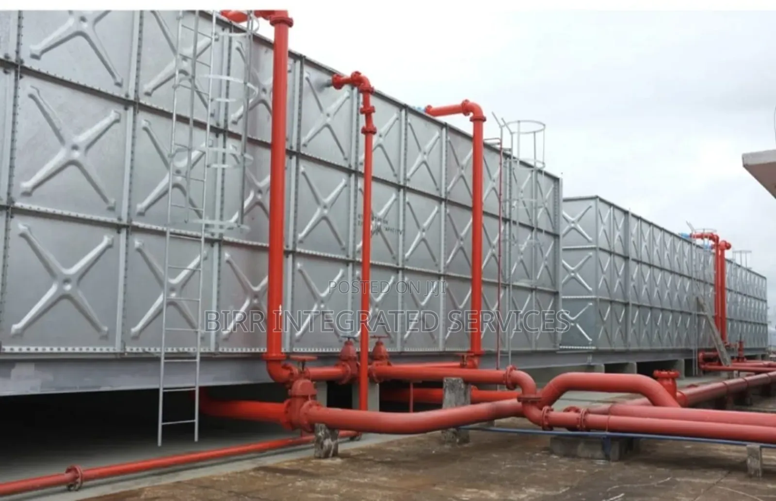 Sectional Braithwaite Pressed Steel Water Tank