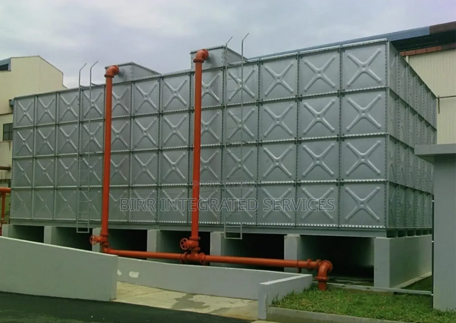 Sectional Braithwaite Pressed Steel Water Tank