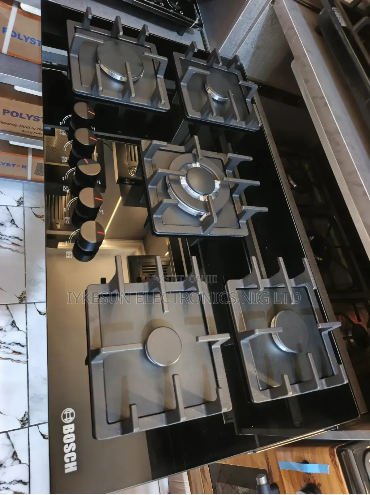 Original Bosch Built-in Luxury 90cm 5 Burners Gas Cooker Hob Automatic
