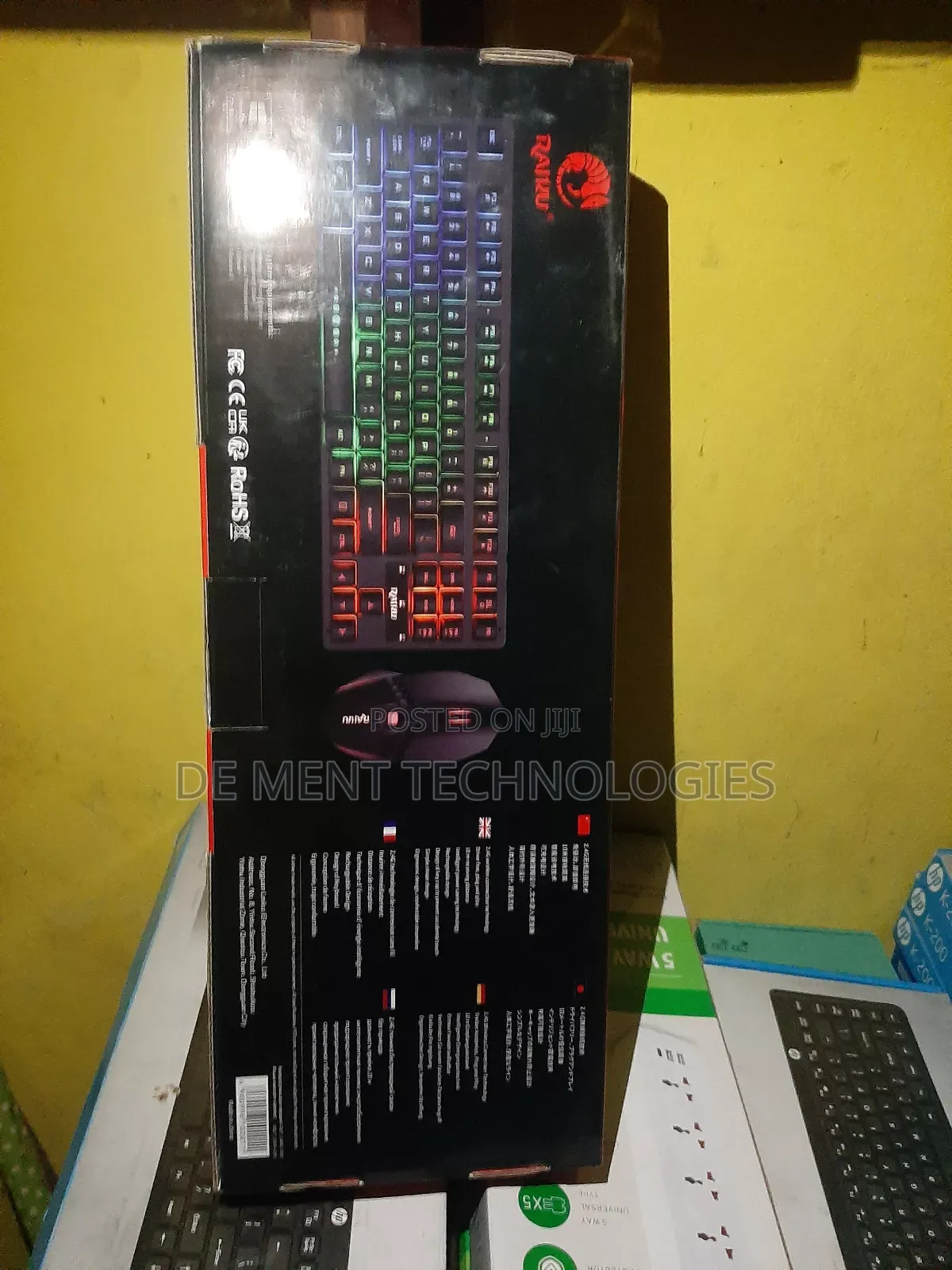 Raiku R905 Gaming Wireless Keyboard and Mouse