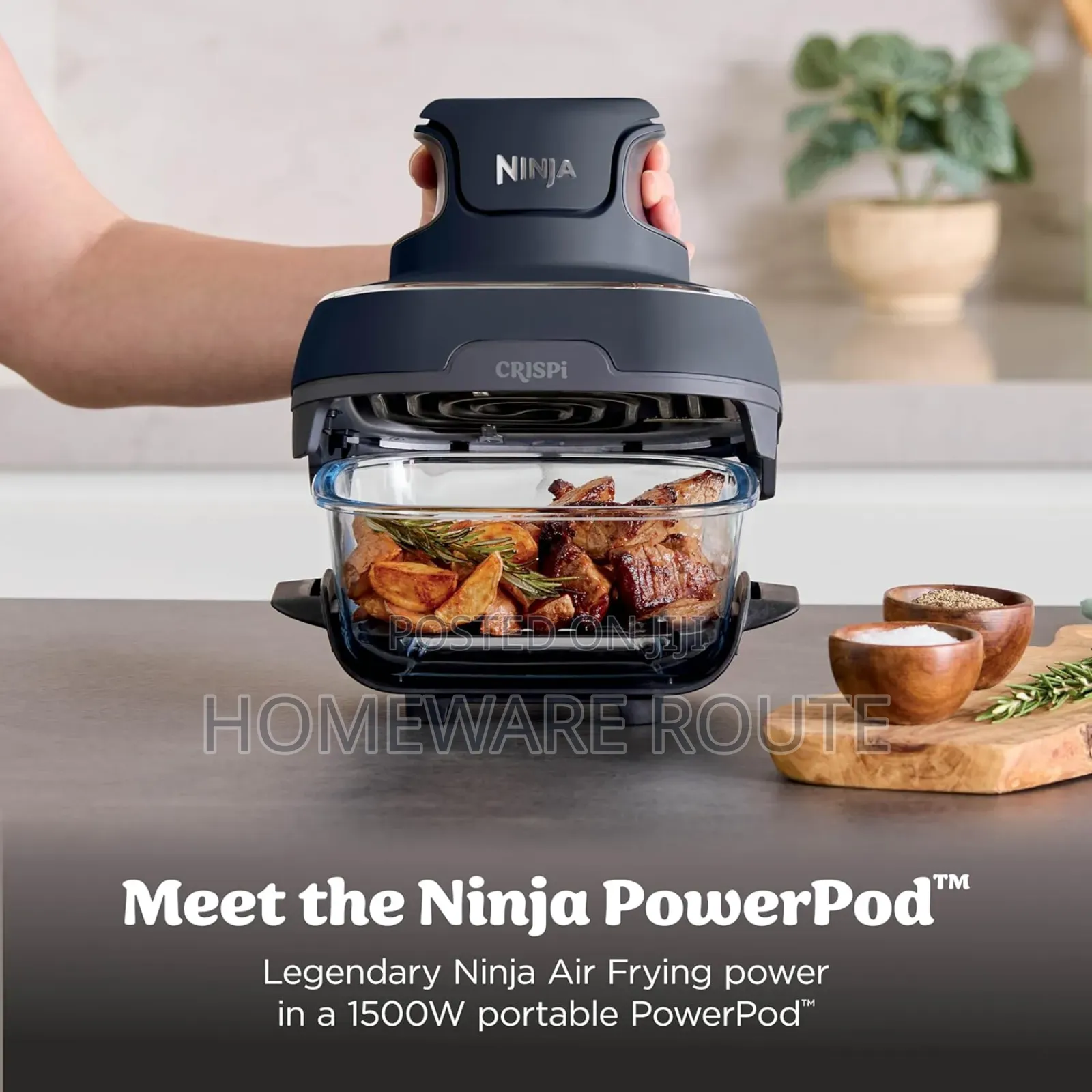 Ninja Crispi 4in1 Glass Portable Airfryer System