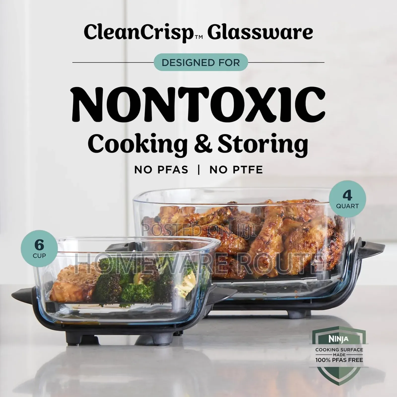 Ninja Crispi 4in1 Glass Portable Airfryer System