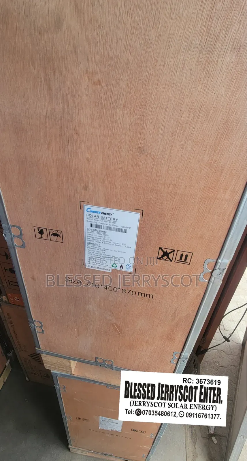 Cworth Energy 15kwh 48v Lithium-ion Inverter Solar Batteries In Stock.
