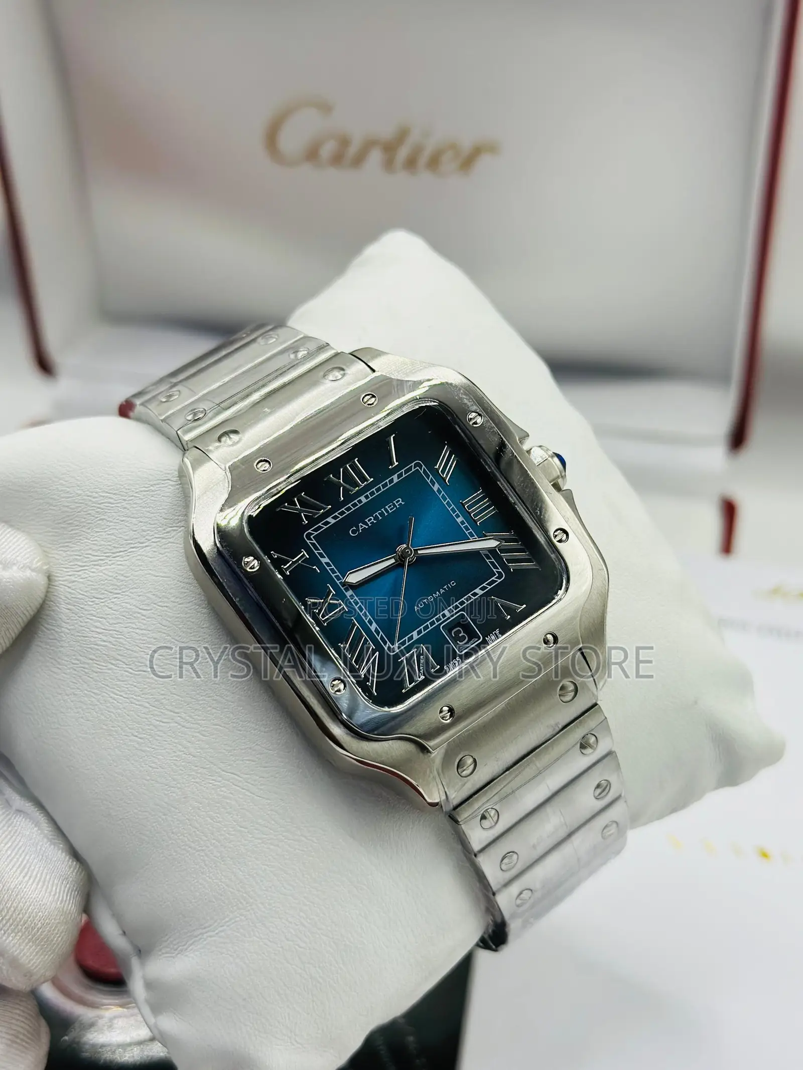 Cartier Quality Luxury Men Chain Strap Wristwatch