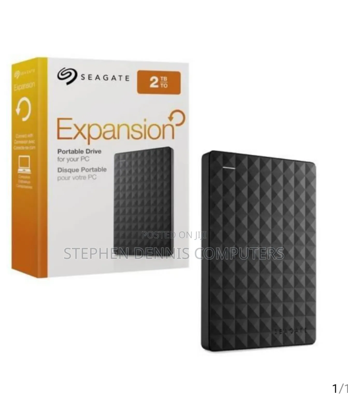 2tb Seagate Backup Plus Slim Portable External Hard Drive