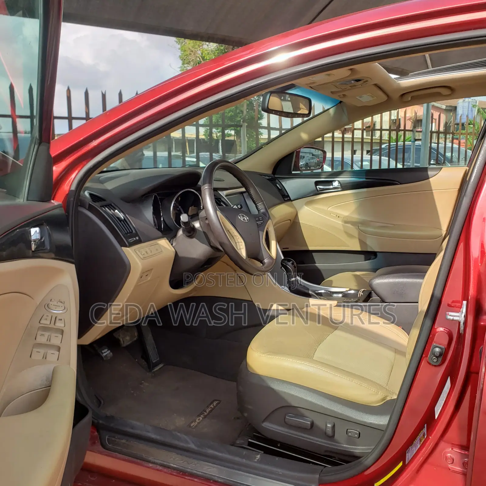 Hyundai Sonata Limited 2.0T Sedan (2.0L 4cyl 6A) 2013 Red
