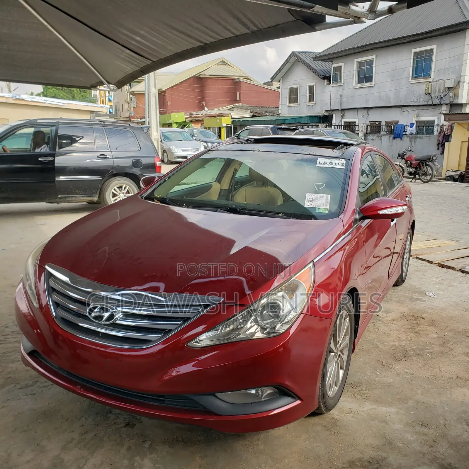 Hyundai Sonata Limited 2.0T Sedan (2.0L 4cyl 6A) 2013 Red
