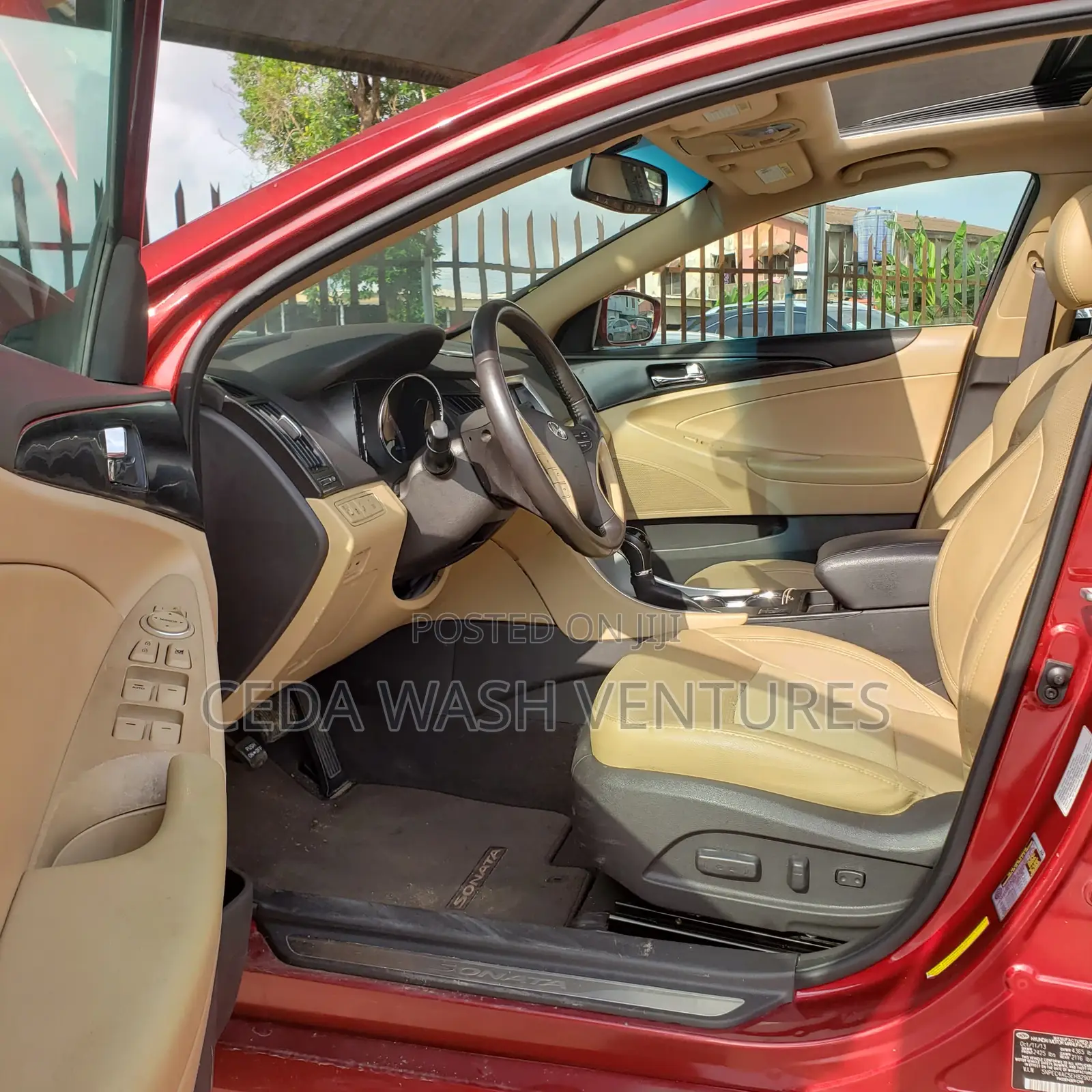 Hyundai Sonata Limited 2.0T Sedan (2.0L 4cyl 6A) 2013 Red