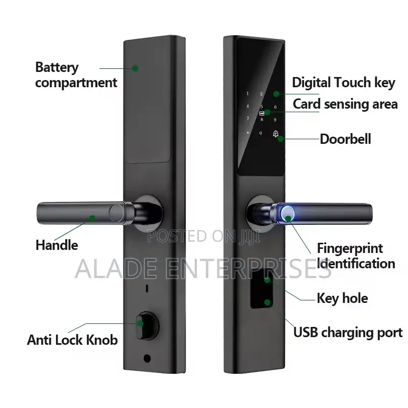 Tuya Smart Lock For Hotels Digital Smart Door Lock With Fingerprints