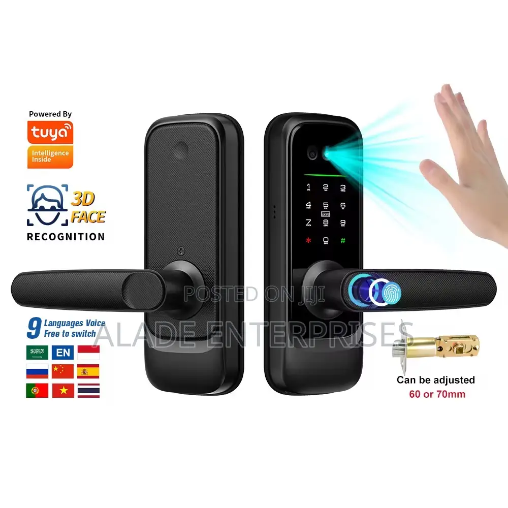 3d Face Tuya Smart Lock For Indoor And Bedroom