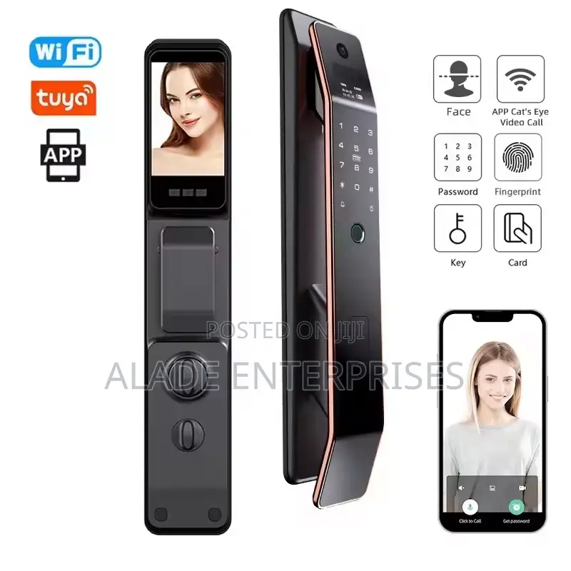 Super Intelligent Tuya Fully Automatic Smart Lock Wifi-enabled 3d Face