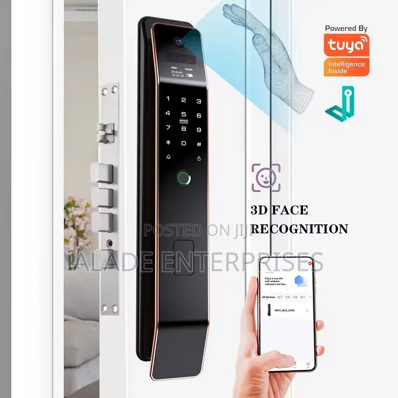 Super Intelligent Tuya Fully Automatic Smart Lock Wifi-enabled 3d Face