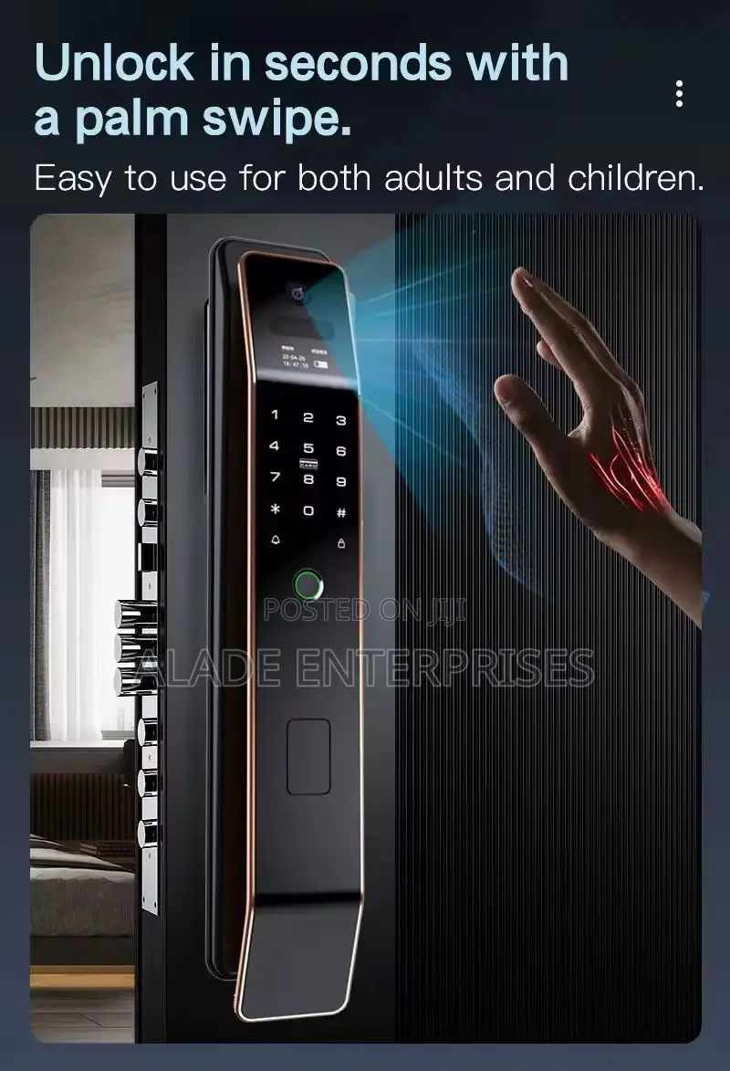 Super Intelligent Tuya Fully Automatic Smart Lock Wifi-enabled 3d Face