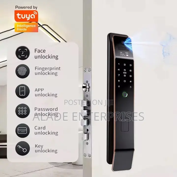 New Gen Tuya Video Intercom Lock With Camera Palm Vein And Remote