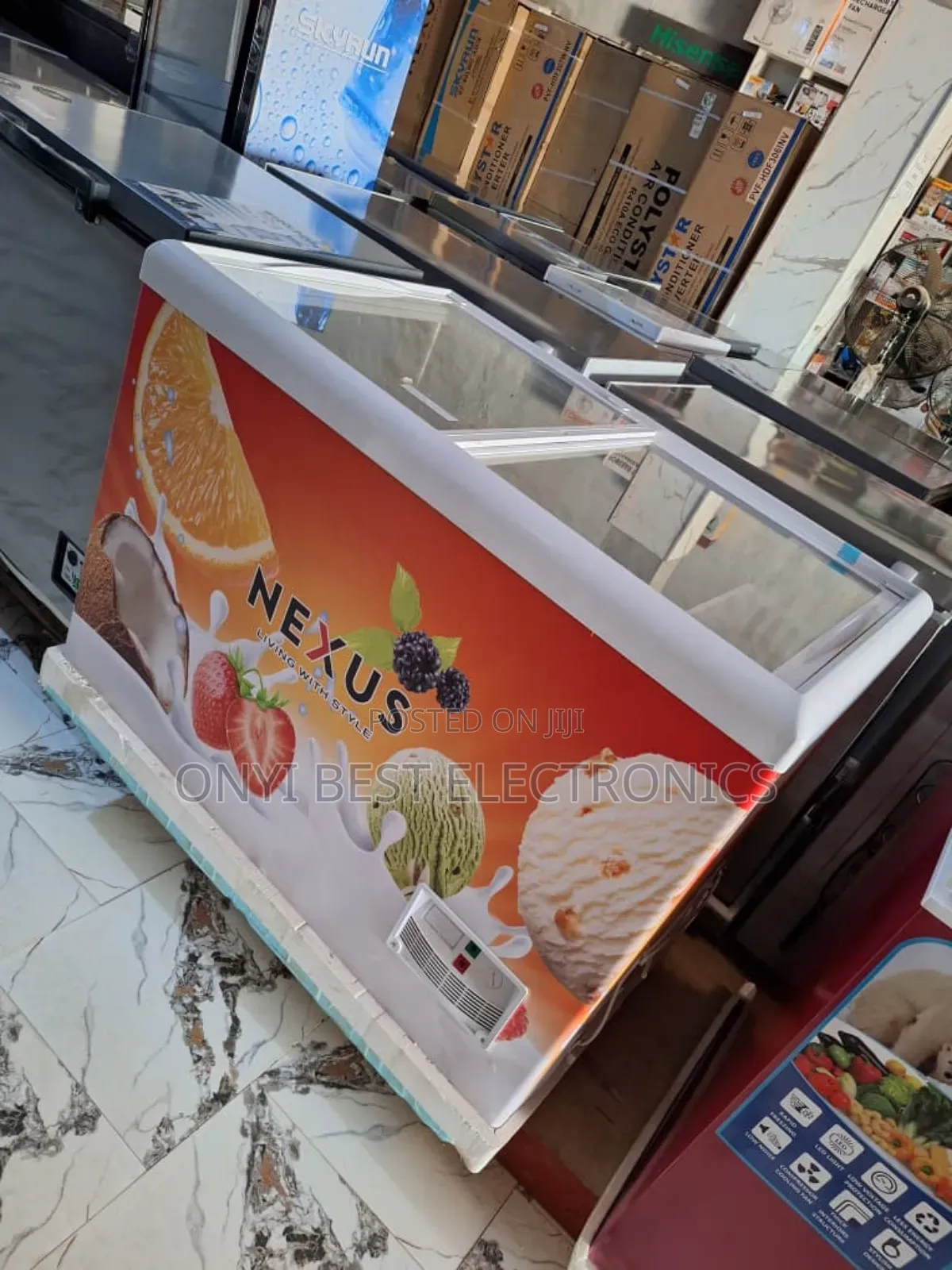 Nexus 355l Ice Cream Showcase/Chiller Chest Freezer – Nx-355q