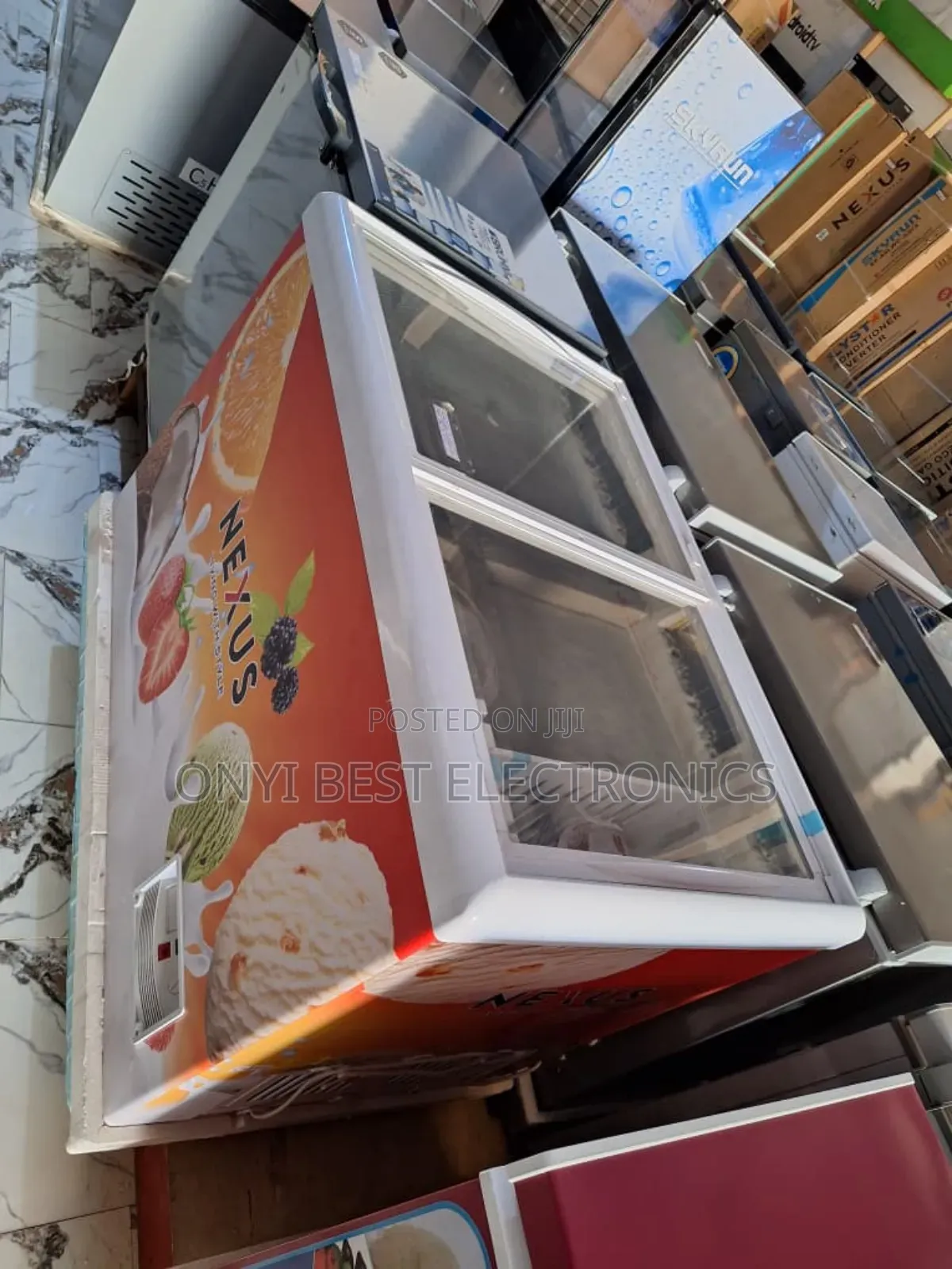 Nexus 355l Ice Cream Showcase/Chiller Chest Freezer – Nx-355q