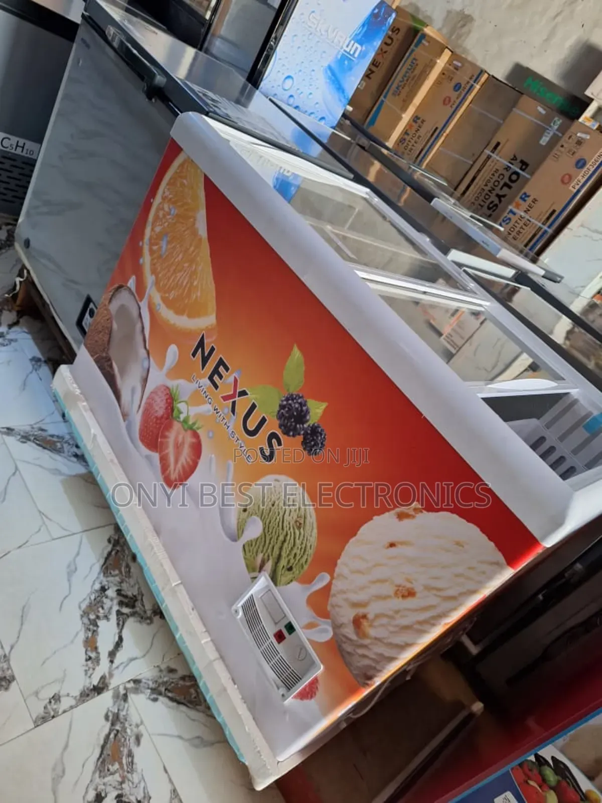 Nexus 355l Ice Cream Showcase/Chiller Chest Freezer – Nx-355q