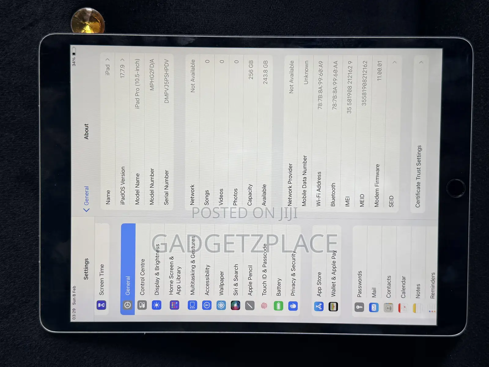 Apple iPad Pro 10.5 (2017) 256 GB Silver