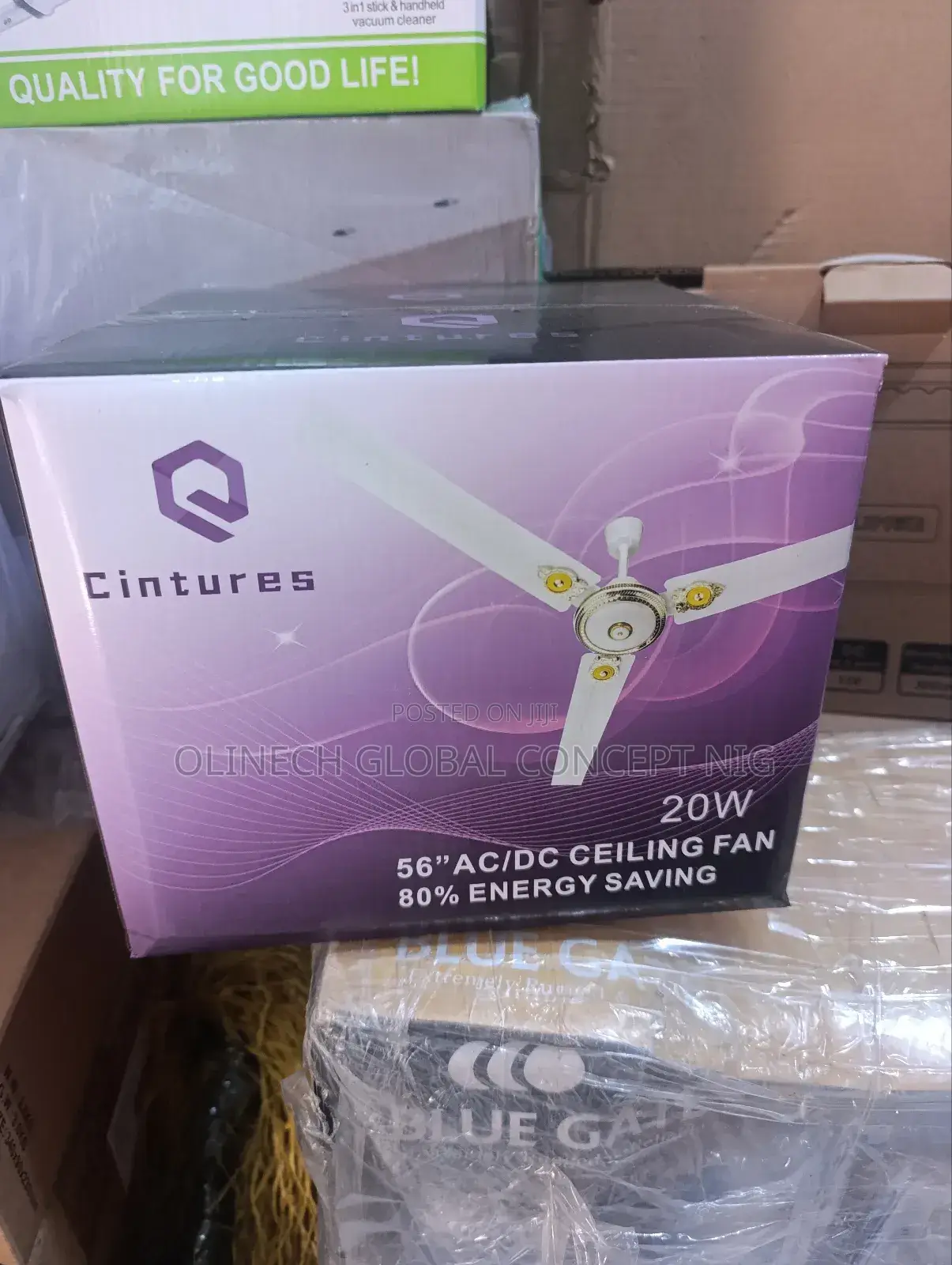 20 W  Ac Dc  56 Inches Cintures Inverter Ceiling Fan