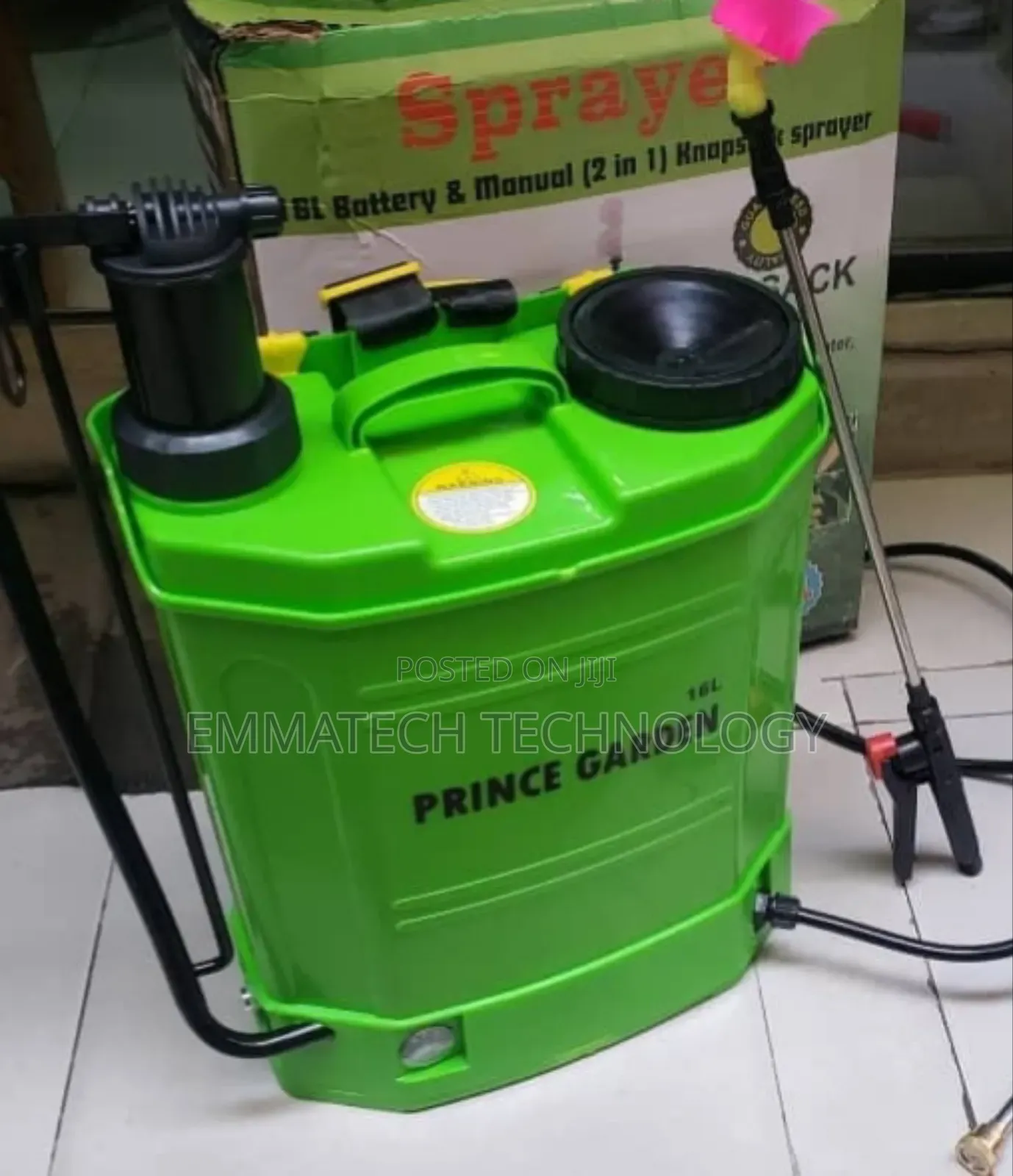 Garden 2in1 Rechargeable Knapsack Sprayer