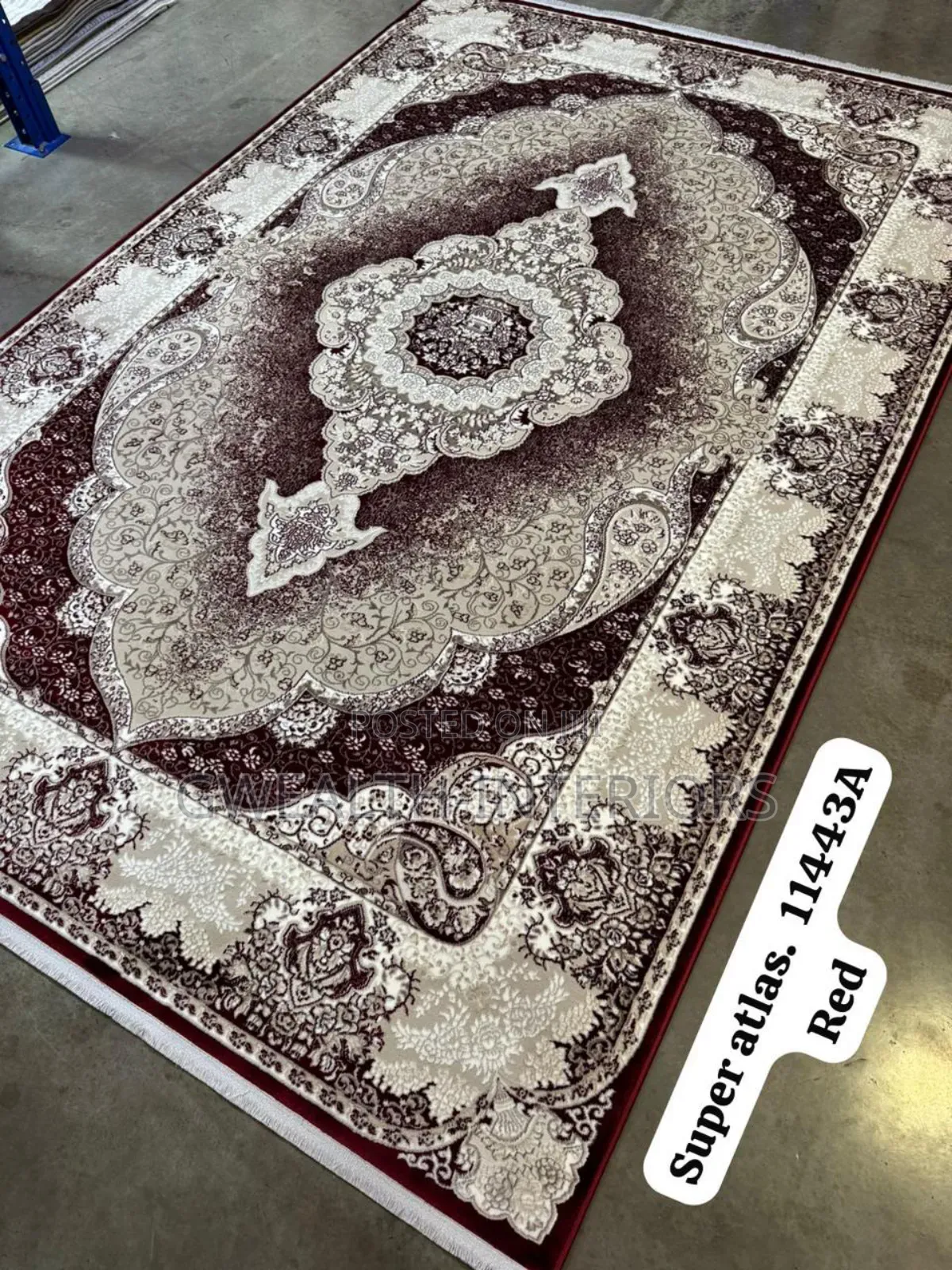 Wine Mixed Royal Rug 5 by 7