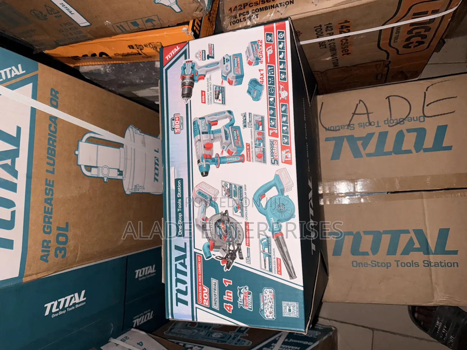 Total 4pcs Cordless Combo Kit