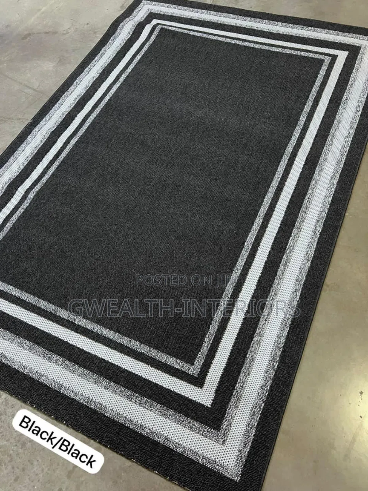 Black Mixed Center Rugs