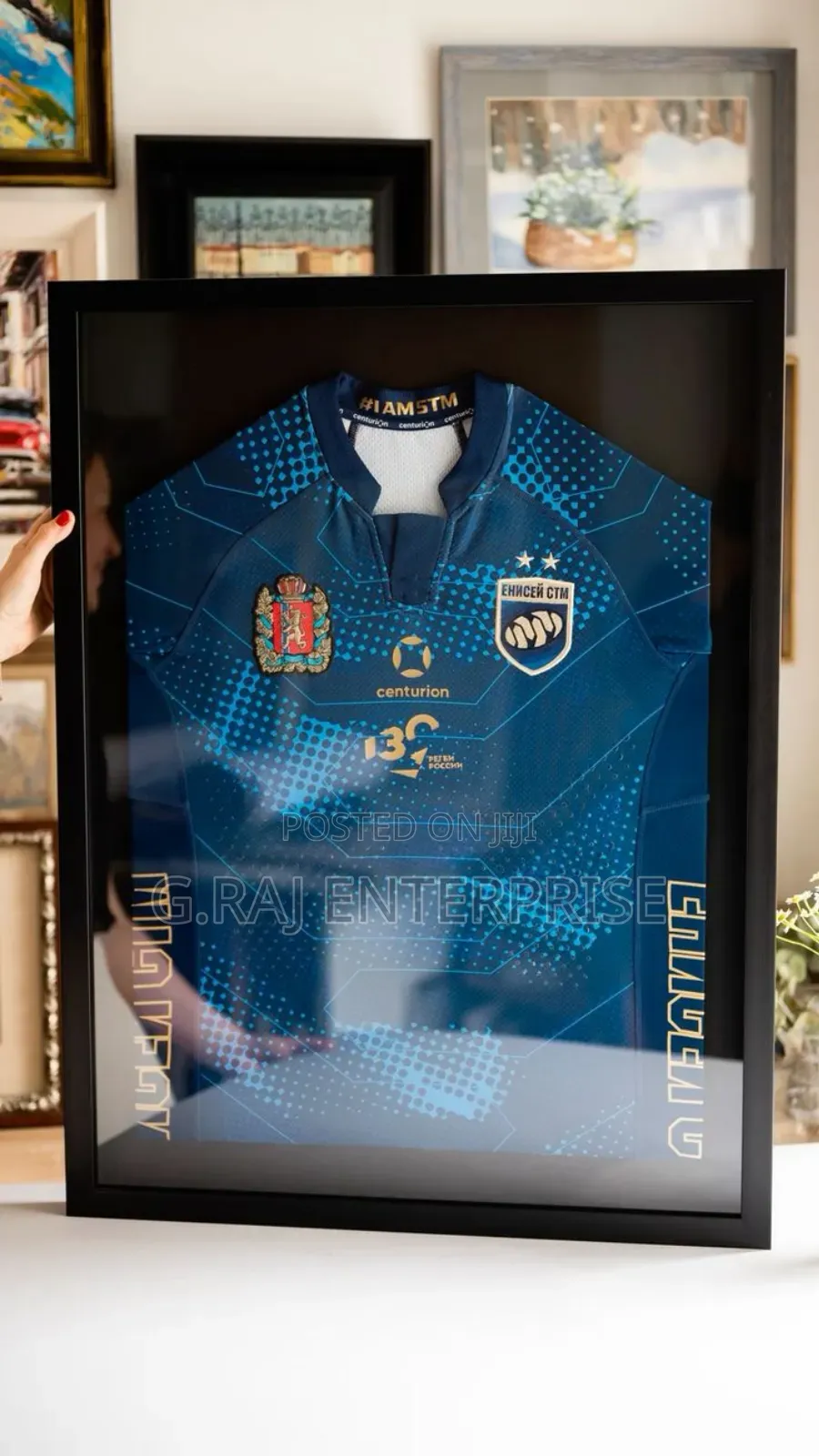Custom Design Art Best Jersey Cloth Framing in Nigeria