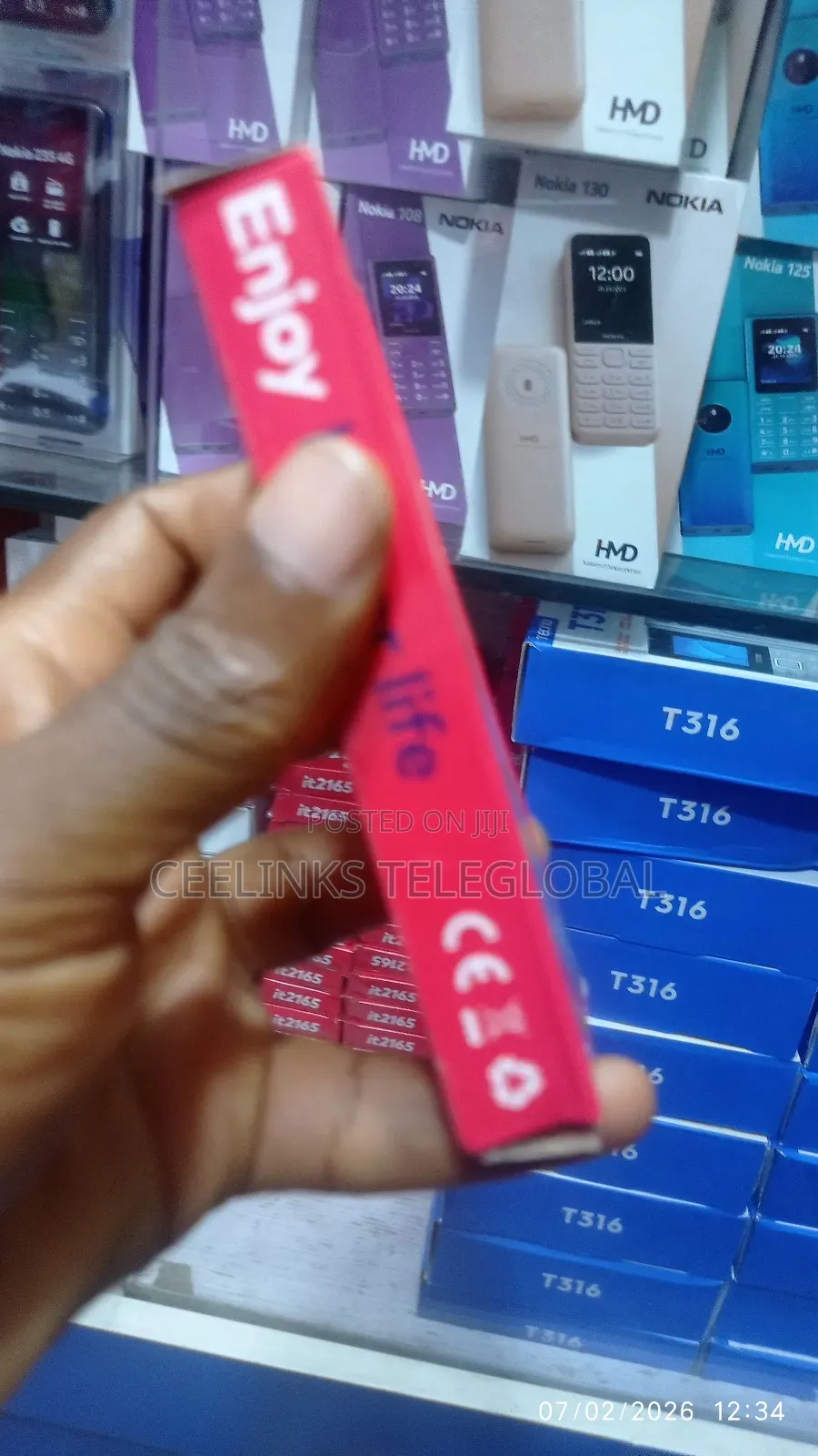 New Itel it2165 Blue