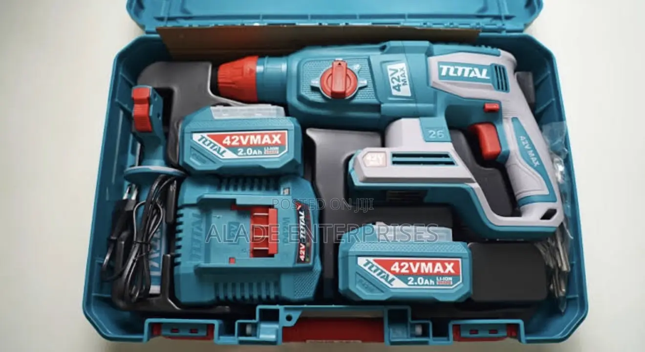 Total 42v/26mm(1inch) Lithium-ion Cordless Rotary Hammer