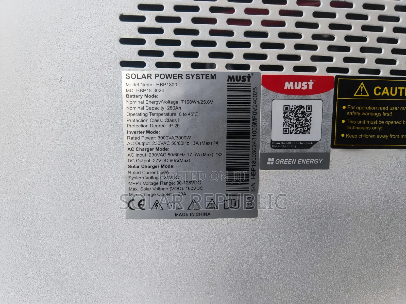 3kva Must Solar Generator With 7kwh