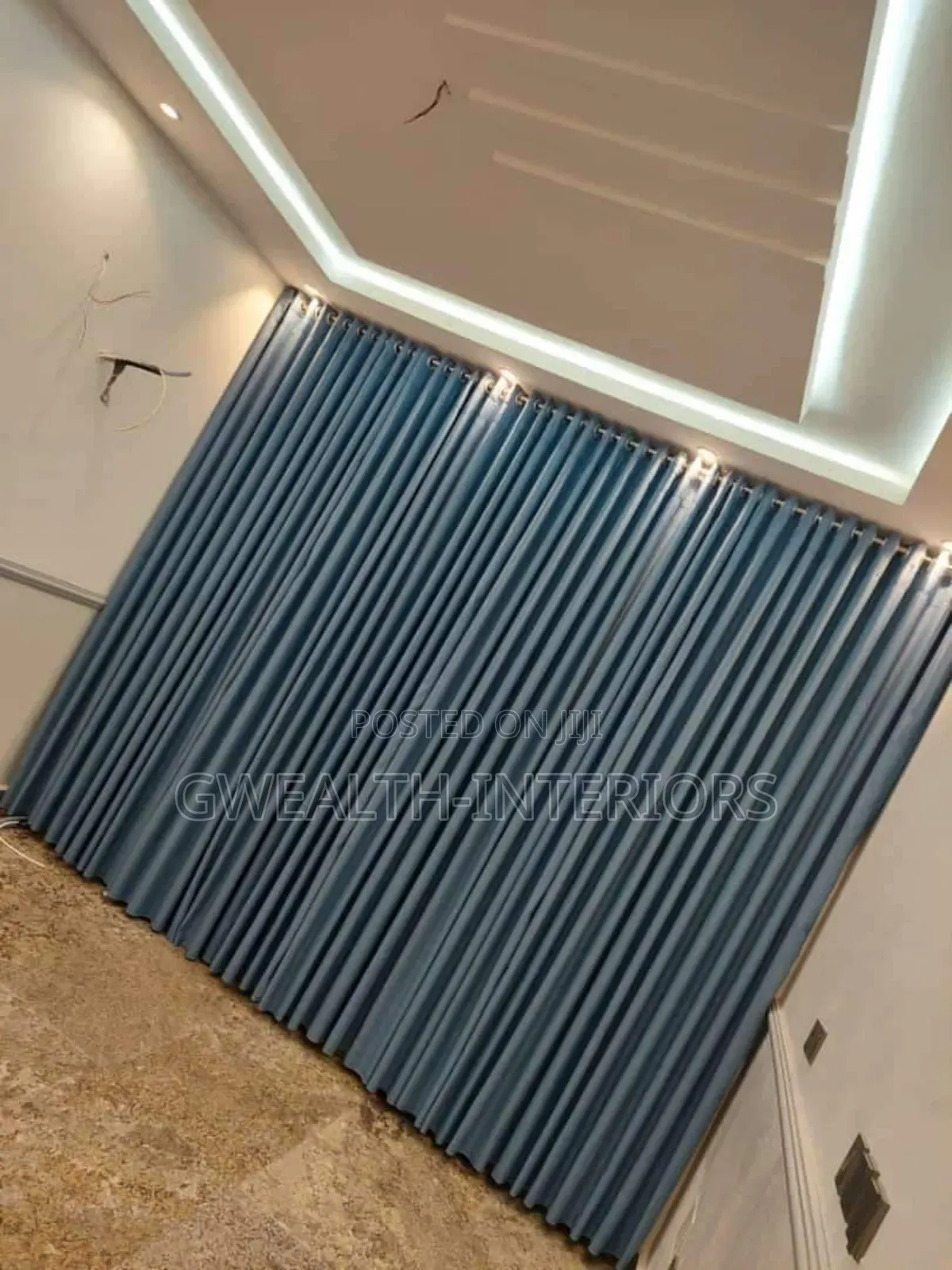Wall to Wall Automated Curtain Turkish Curtains With Accessories