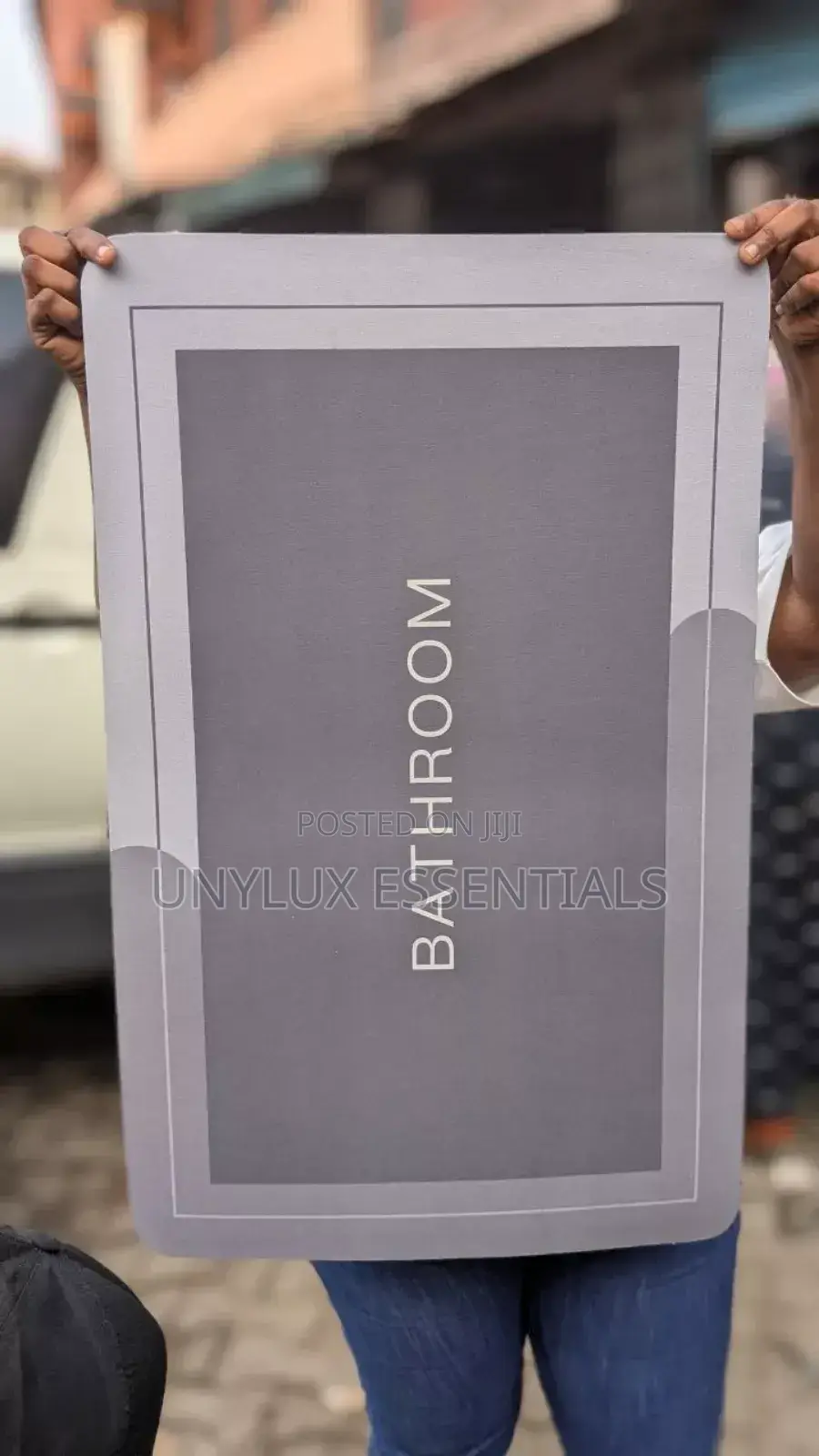 Non-Slip Absorbant Square Bathroom Mat