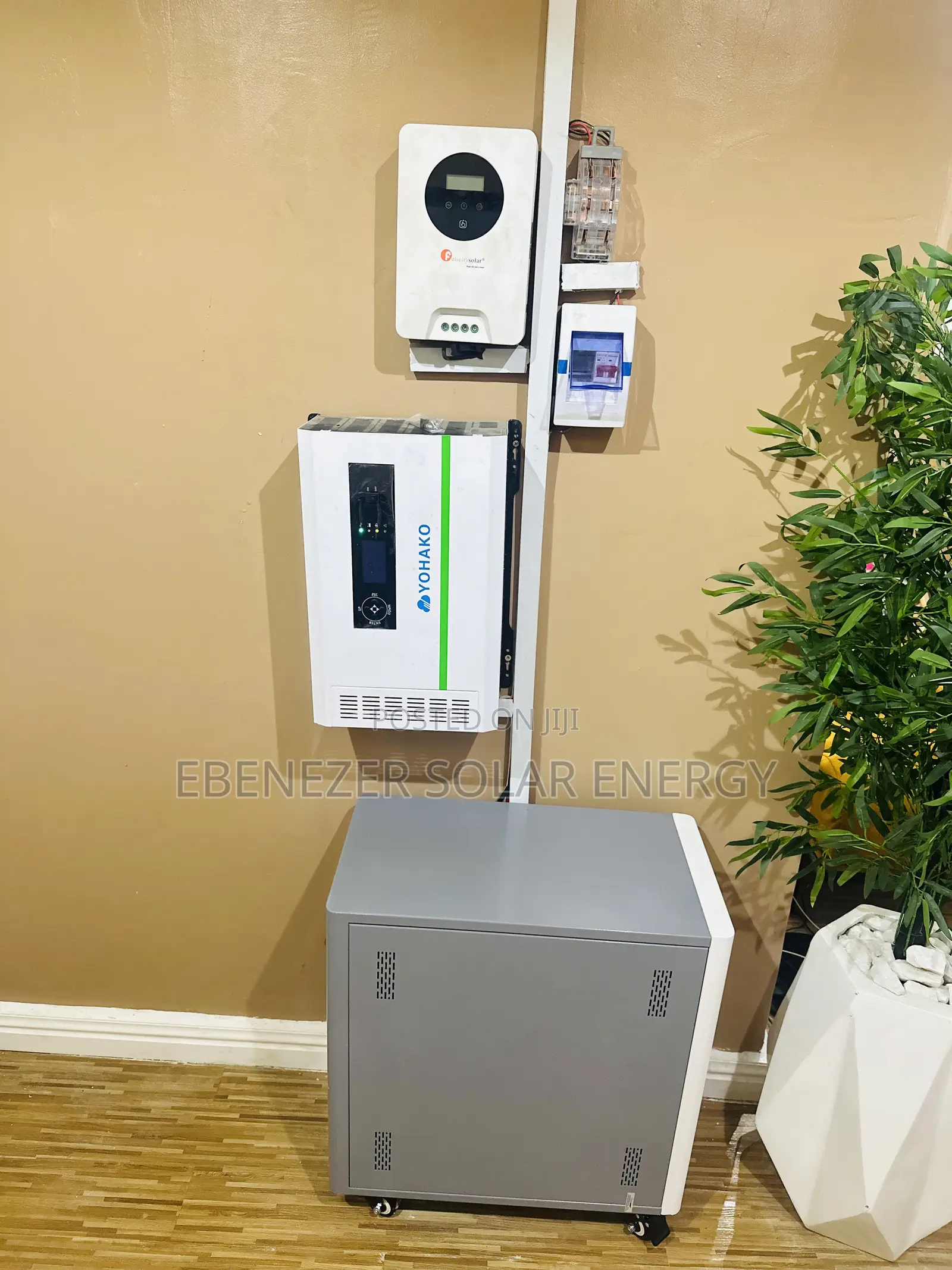 15kwh Cworth Lithium Battery Full Package With 7kva Inverter / Panels