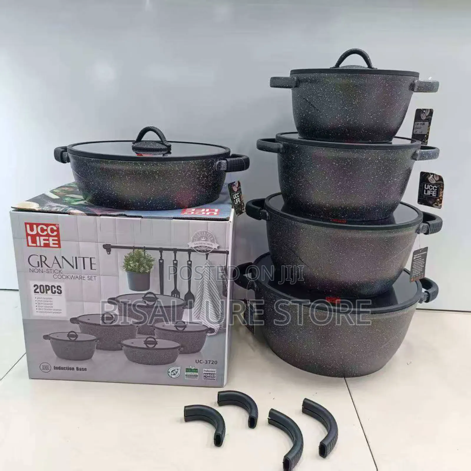 20 Pieces Ucc Life Granite Cookware Pot Set