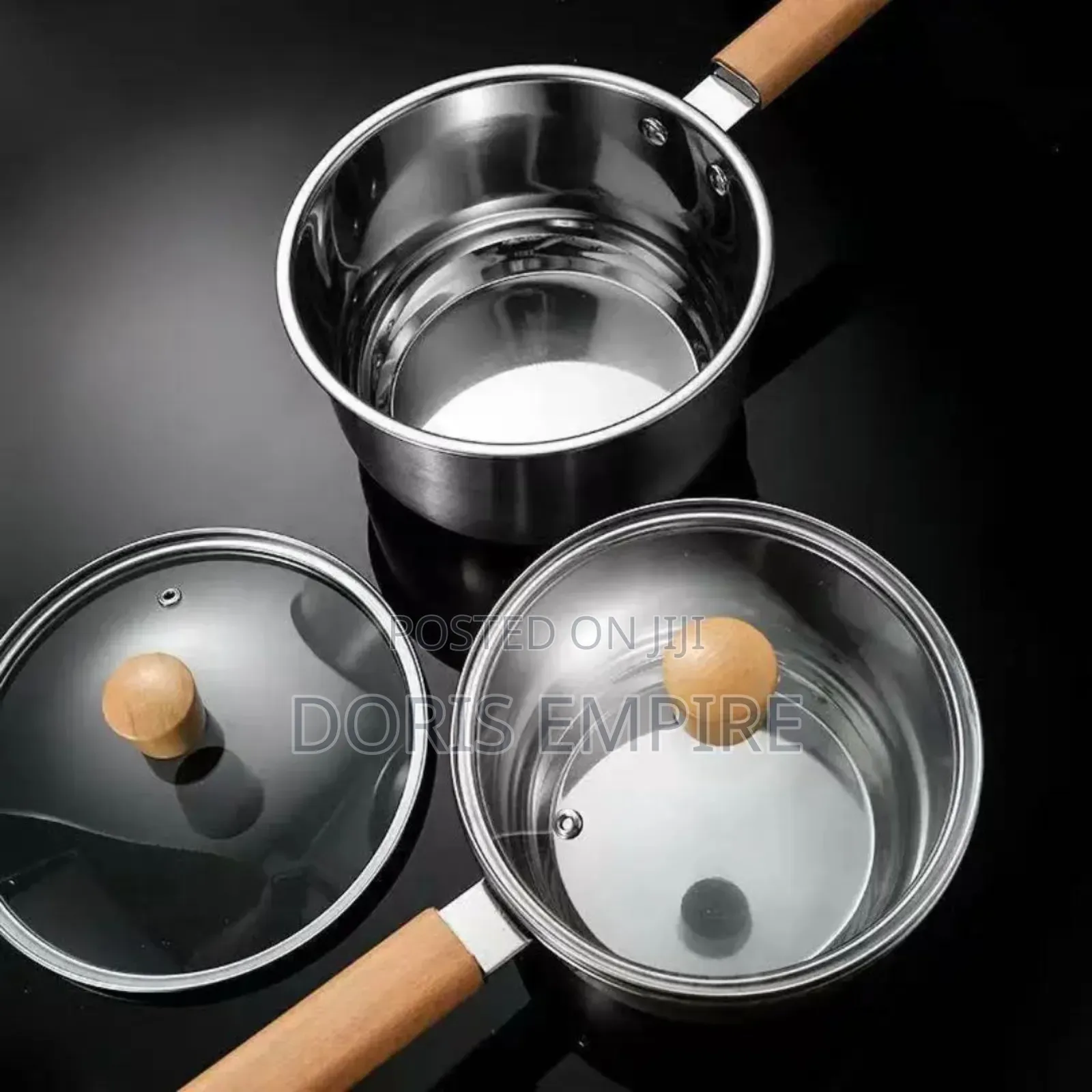 Quality Stainless Steel Sauce Pot With Lid.