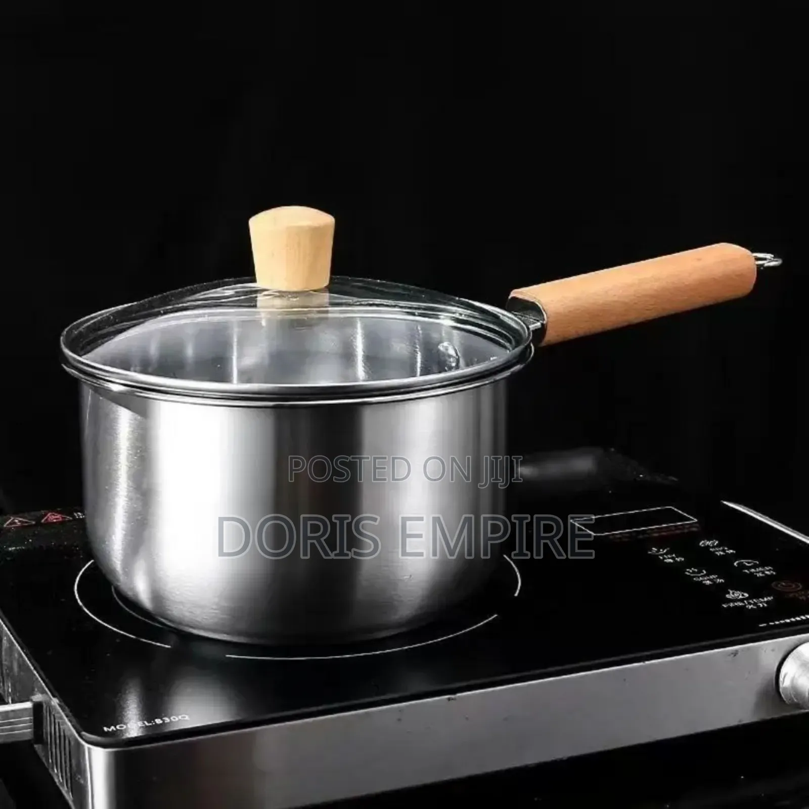 Quality Stainless Steel Sauce Pot With Lid.