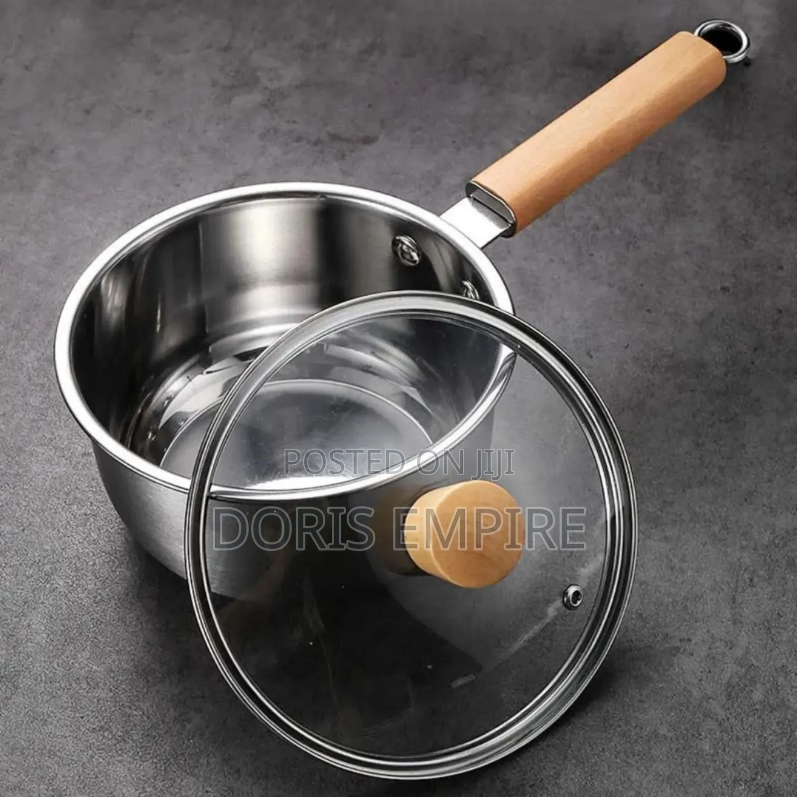 Quality Stainless Steel Sauce Pot With Lid.