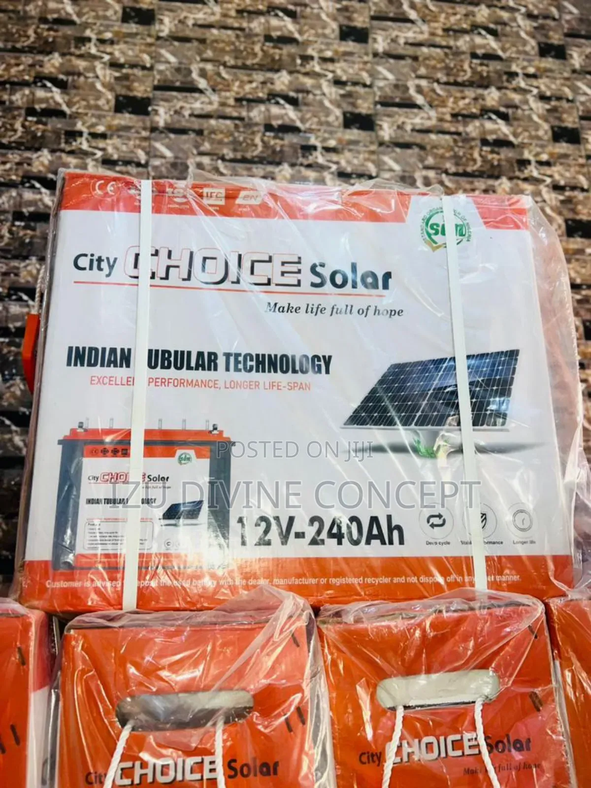 City Choice Solar Tubular Battery