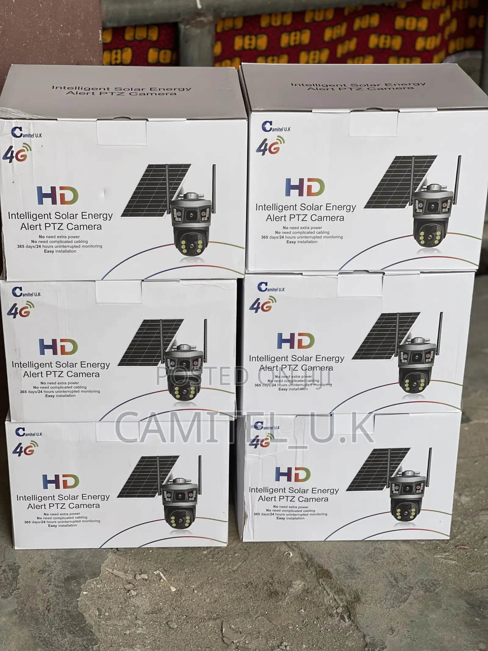 4g V380 Pro Dual Lens Solar Energy Alert PTZ Security Camera