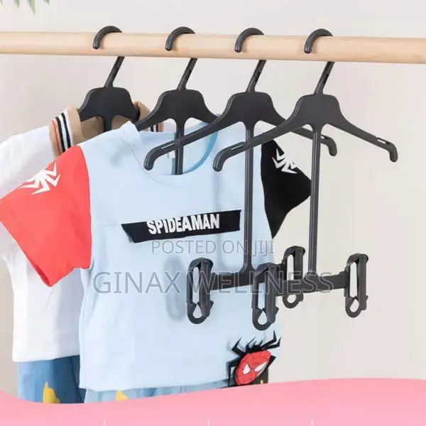 2-in-1 Children’S Clothes Set Hanger For Tops And Pants