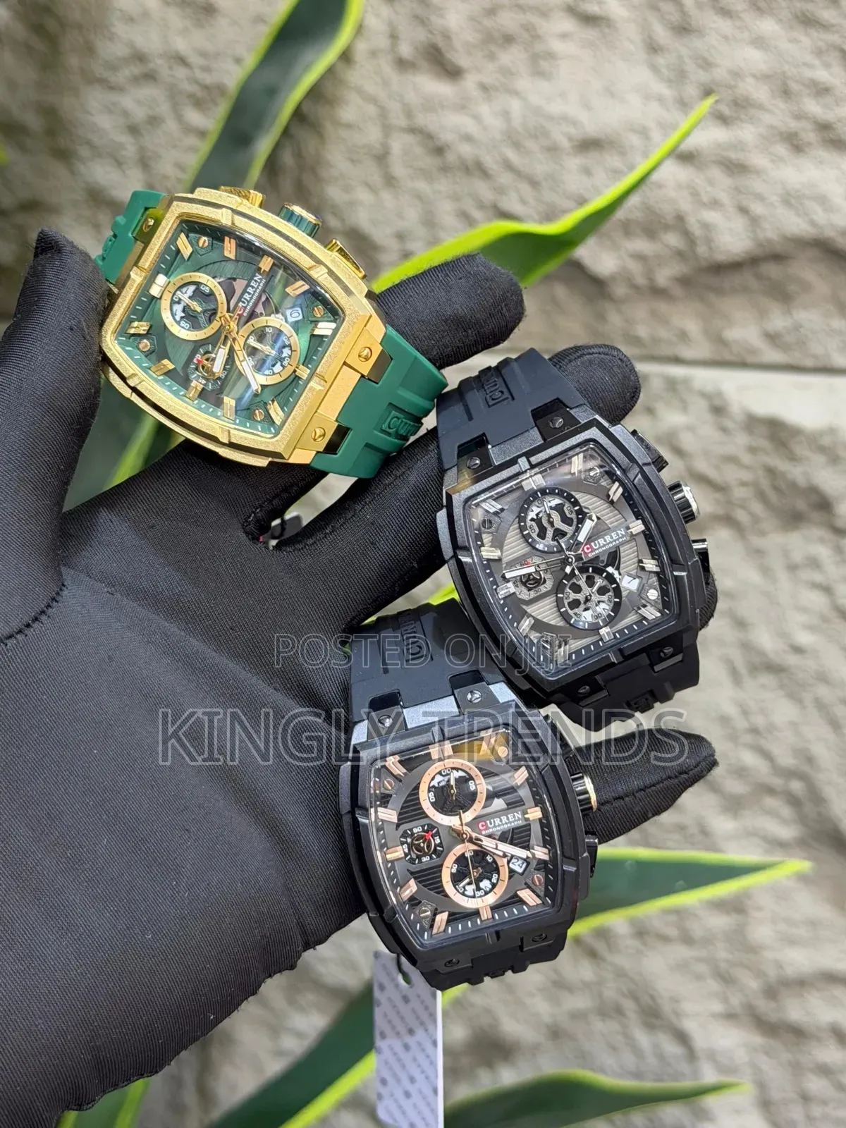 Curren Fancy Rubber Strap Wristwatch