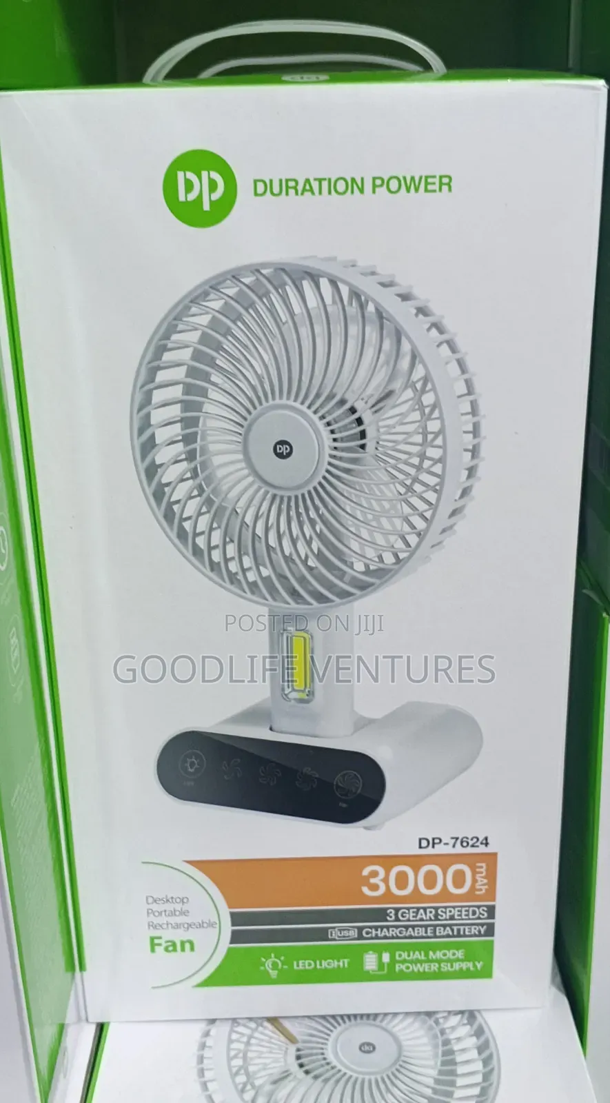 Desktop Portable Rechargeable Fan