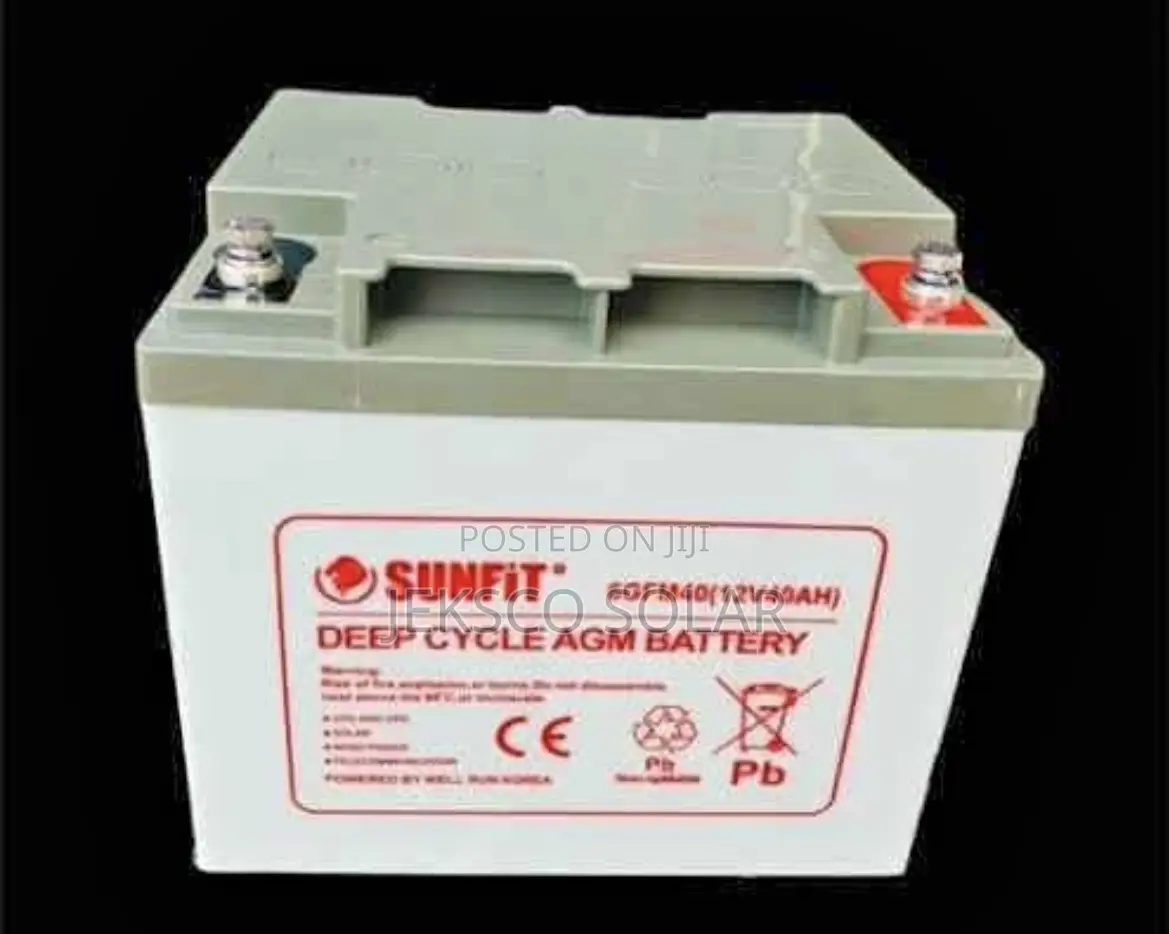 40ah Sunfit Deep Circle Solar Battery 12v
