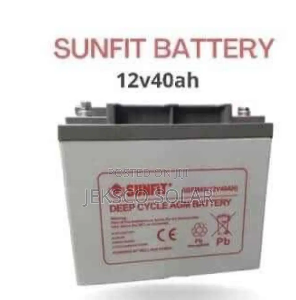 40ah Sunfit Deep Circle Solar Battery 12v