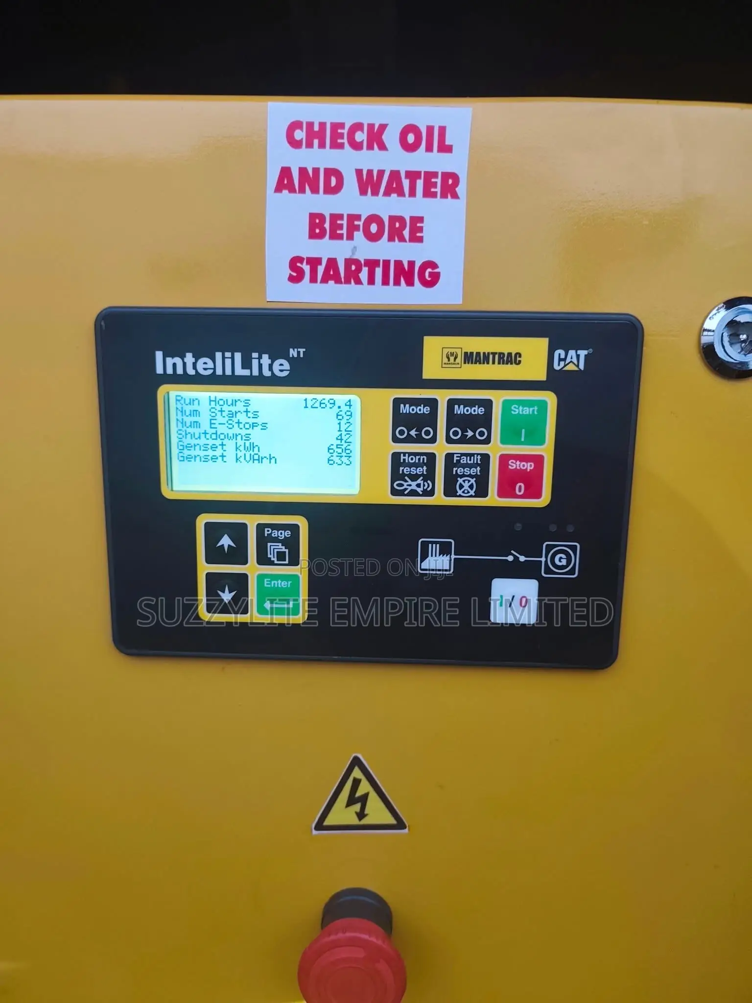 65kva Cat Perkins Engine Soundproof Generator Used