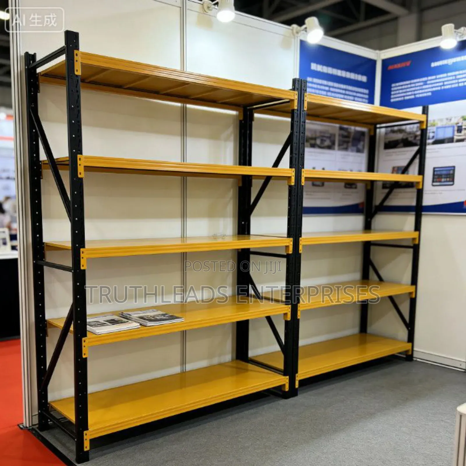 Black and Yellow Heavy Duty Storage Rack
