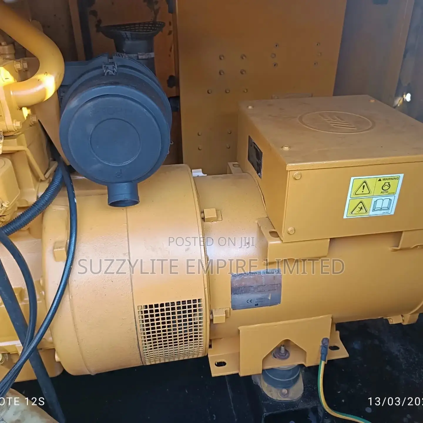 65kva Cat Generator Used With Warranty